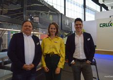 Ernst Jan Monden, Charlotte Jannes and Bjard Schootse with Crux